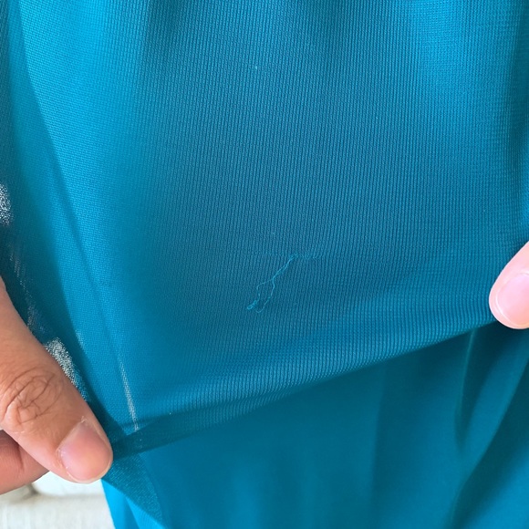 Turquoise Prom Dress!!! - Picture 7 of 8